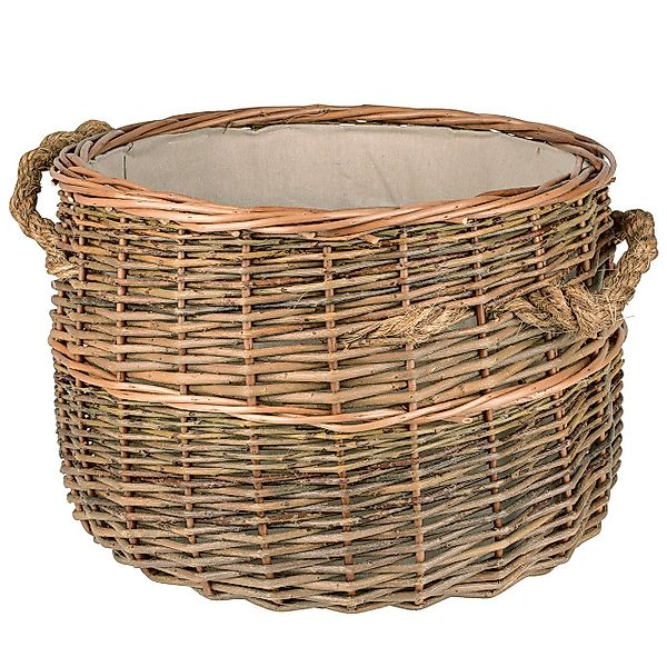 UNUS HOME Kaminholzkorb Korb Weide rund günstig online kaufen