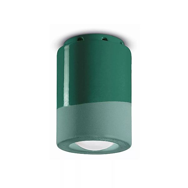 Deckenlampe PI, zylinderförmig, 8,5 cm, grün günstig online kaufen
