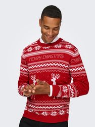 ONLY & SONS Rundhalspullover ONSXMAS REG günstig online kaufen