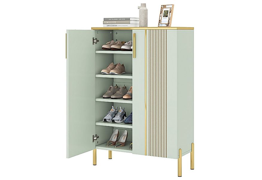 Tribesigns Schuhschrank mit Türen, 6-Tier-Schuh-Lagerung Schrank mit verste günstig online kaufen