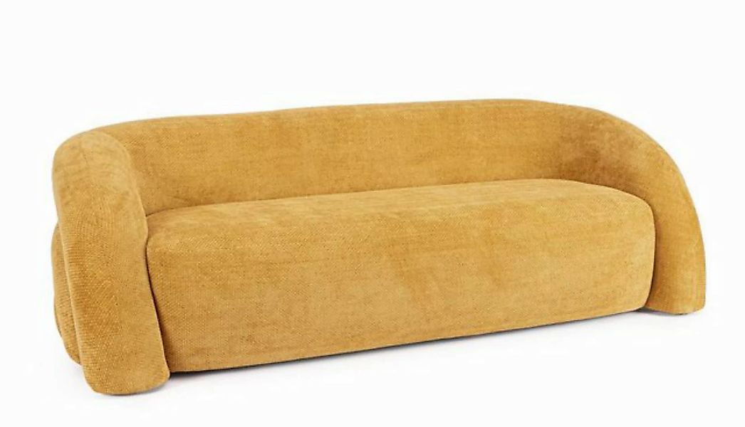 Bizzotto Sofa Sofa Clemence aus Stoff, Dunkelgrau günstig online kaufen