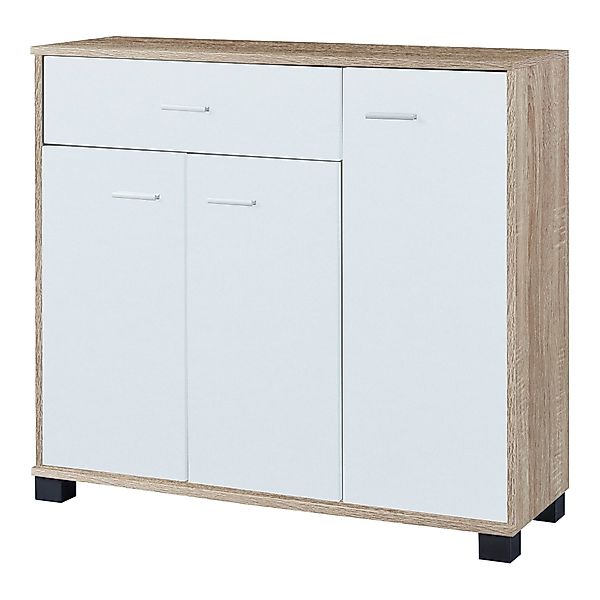 en.casa Sideboard, »Bobeck« 72x80x28cm Eiche / günstig online kaufen
