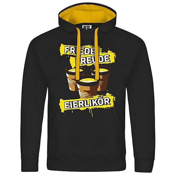 deinshirt Kapuzenpullover Herren Kapuzenpullover Friede Freude Eierlikör Mi günstig online kaufen