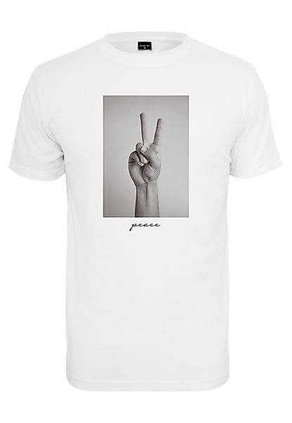 MisterTee T-Shirt "MisterTee Herren Peace Sign Tee", (1 tlg.) günstig online kaufen