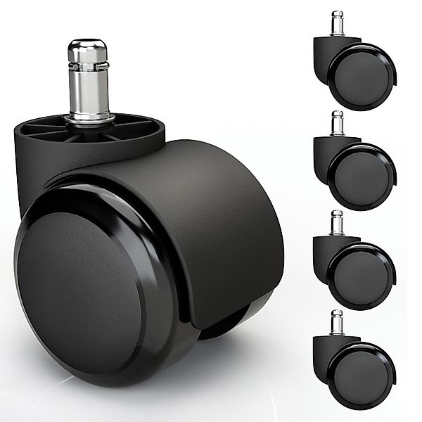 Vendix Stuhlrolle 5x Hartbodenrollen 11mm / günstig online kaufen