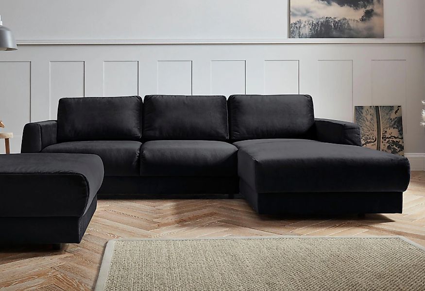 OTTO home Ecksofa "Hobro L-Form" in 3 Bezugsqualitäten in vielen Farben, De günstig online kaufen