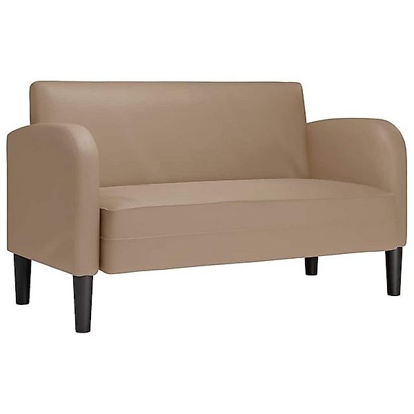 vidaXL Sofa Zweisitzer-Sofa Cappuccino-Braun 110 cm Kunstleder günstig online kaufen