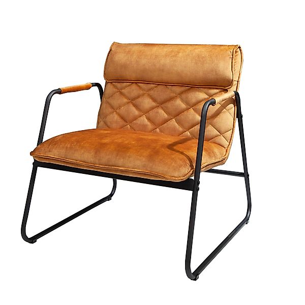 riess-ambiente Sessel MUSTANG LOUNGER senfgelb, Loungesessel günstig online kaufen