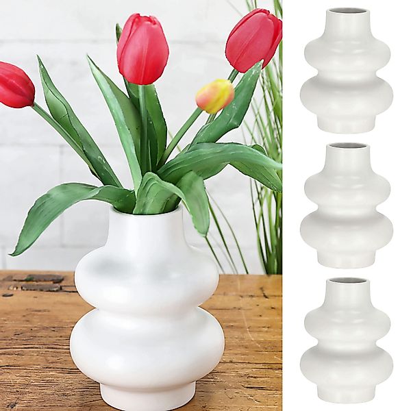 CEPEWA Dekovase Vase Spirale 3er Set günstig online kaufen