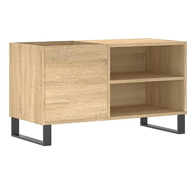 vidaXL Media-Regal Plattenschrank Sonoma-Eiche 85x38x48 cm Holzwerkstoff, 1 günstig online kaufen