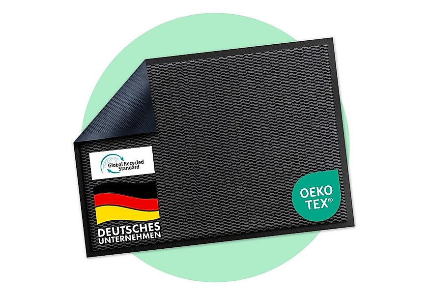 Floordirekt Fußmatte SKY Novo, enorm rutschfeste TPE-Rückseite, effektive S günstig online kaufen