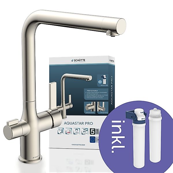 Schütte Spültischarmatur AQUASTAR PRO mit Filtersystem günstig online kaufen