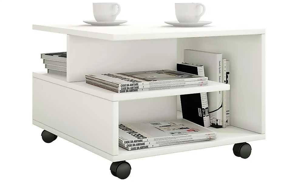 VCM Couchtisch Holz Sofatisch Couchtisch Rollen rollbar Stango S günstig online kaufen