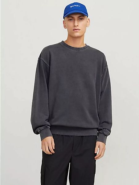 Jack & Jones Sweatshirt JJECHARGE FADED SWEAT CREW NECK NOOS mit Rippbündch günstig online kaufen