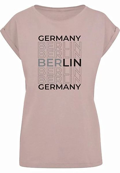 Merchcode T-Shirt Merchcode Damen Ladies Berlin Extended Shoulder Tee (1-tl günstig online kaufen