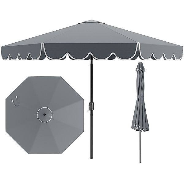 COSTWAY Sonnenschirm, LxB: 3x3 cm, Terrassenschirm günstig online kaufen