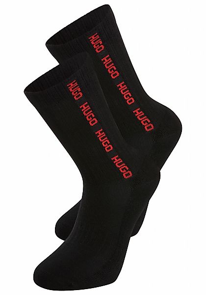 HUGO Underwear Basicsocken "3P QS RIB TAPE MD", mit Rippdetails günstig online kaufen