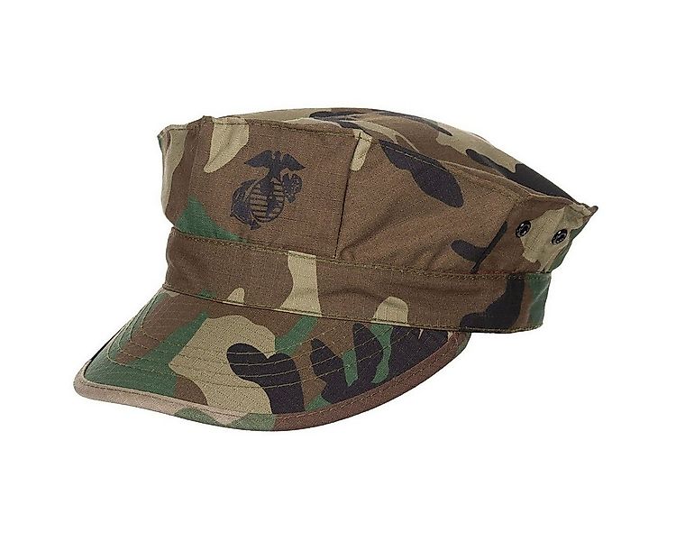 MFH Army Cap US Cap, "USMC", Rip Stop, woodland, Marine-Corps-Druck günstig online kaufen