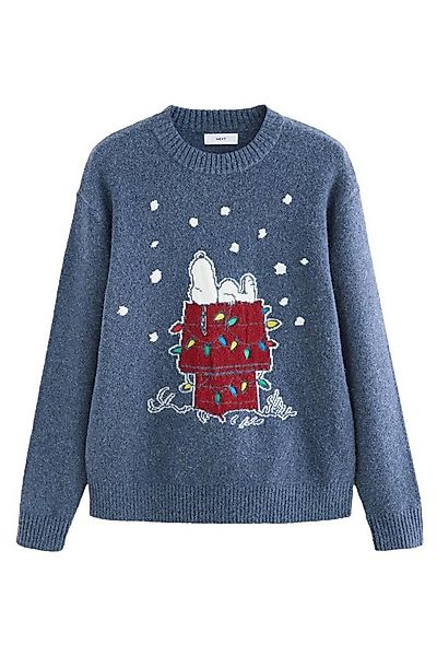 Next Rundhalspullover Weihnachtlicher Regular Fit Rundhalspulli, Snoopy (1- günstig online kaufen