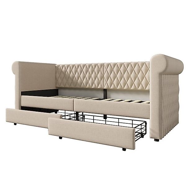 Gotagee Polsterbett Tagesbett Kinderbett Jugendbett Einzelbett Vintage Sofa günstig online kaufen