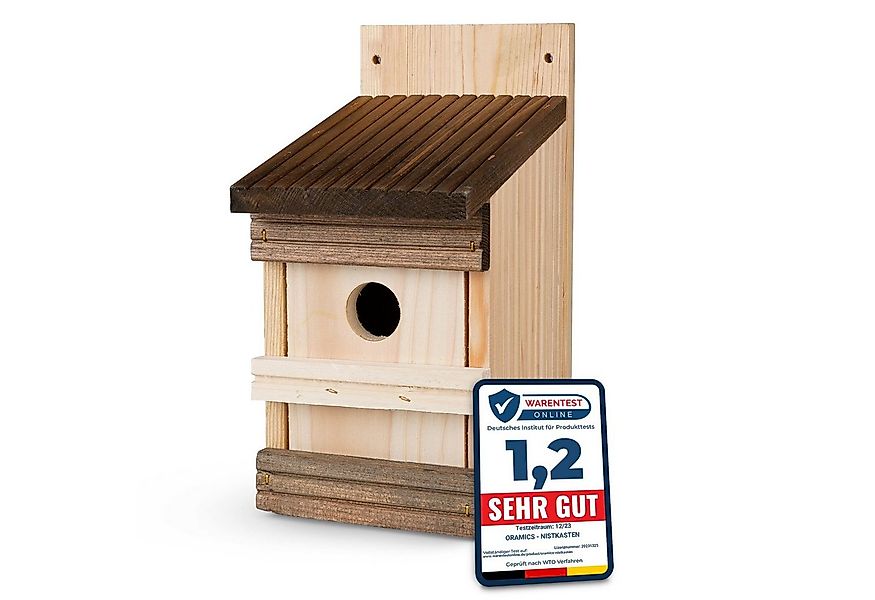 Oramics Nistkasten Holz Vogelhaus Nisthöhle Nisthaus Vogelnistkasten Vogel günstig online kaufen