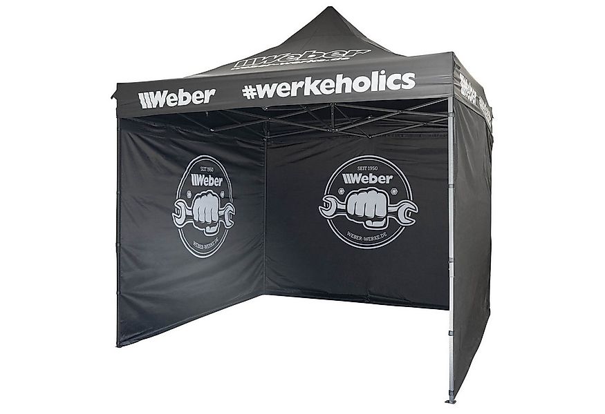 Weber GmbH Faltpavillon Easy-Up Zelt 300x300 schwarz – 75 Jahre Limited Edi günstig online kaufen