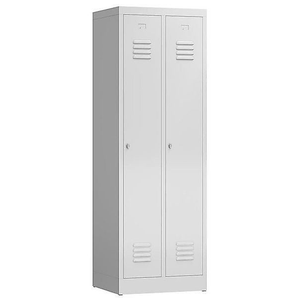Steelboxx Spind ClassiX Garderobenschrank, 2 Abteile, 1800 x 590 x 500 mm ( günstig online kaufen