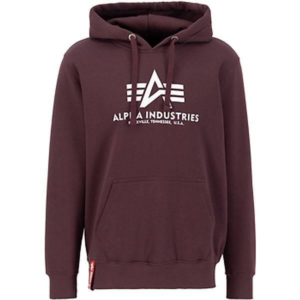 Alpha Industries  Sweatshirt Basic Hoodie - deep maroon günstig online kaufen