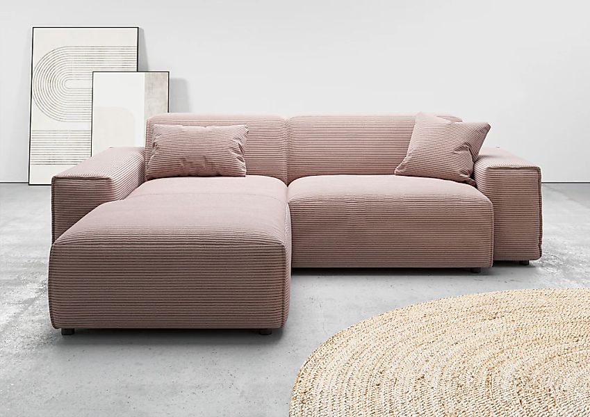 andas Ecksofa "Glimminge L-Form auch in Breitcord, Feincord + Easy care-Bez günstig online kaufen