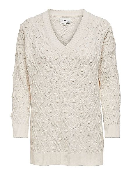 ONLY Tall Longline- Pullover Damen White günstig online kaufen