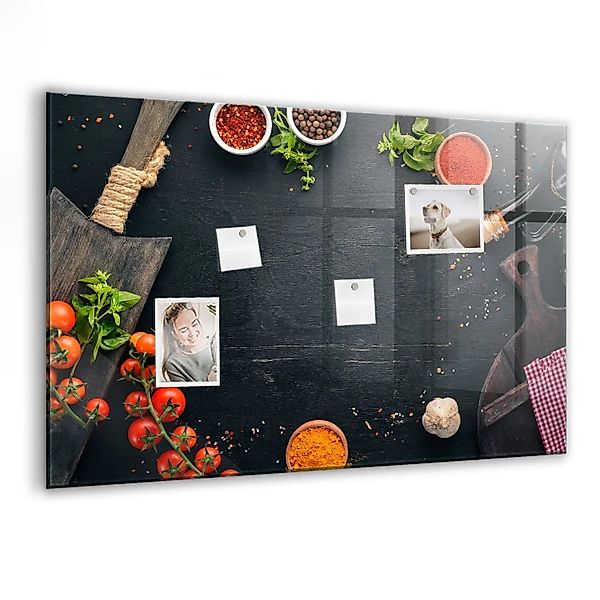 Tulup Magnettafel Beschreibbar Küchenaccessoires 90x60 cm Magnettafel Küche günstig online kaufen