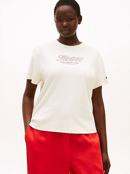 Tommy Hilfiger Curve T-Shirt CRV FUN GRAPHIC REG C-NK SS TEE in großen Größ günstig online kaufen
