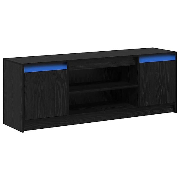 vidaXL TV-Schrank Schwarz 139,5 x 34 x 50 cm Holzwerkstoff 869241 günstig online kaufen
