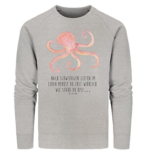 Mr. & Mrs. Panda Longpullover Tintenfisch Größe M - Heather Grey - Geschenk günstig online kaufen