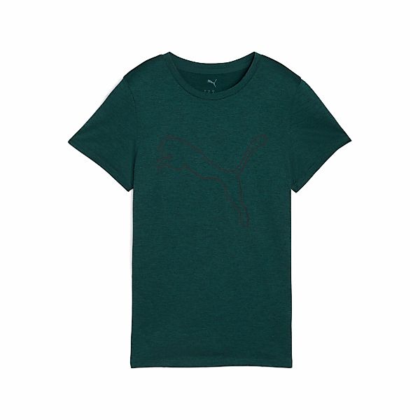 PUMA Trainingsshirt "W TAD ESSENTIAL HEATHER LOGO TEE" Regular Fit, mit Run günstig online kaufen