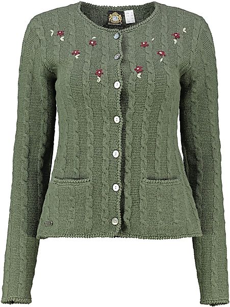 Hammerschmid Strickjacke HAMMERSCHMID Strickjacke Corvara oliv günstig online kaufen