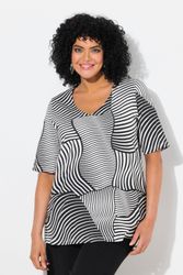 Ulla Popken T-Shirt T-Shirt grafischer Druck günstig online kaufen