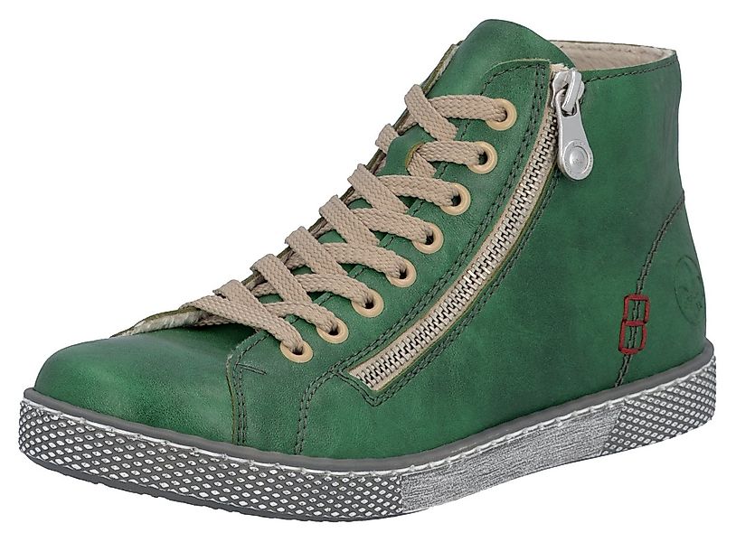 Rieker Schnürboots, Schnürstiefelette, Casual-Boots mit Reißverschluss auße günstig online kaufen