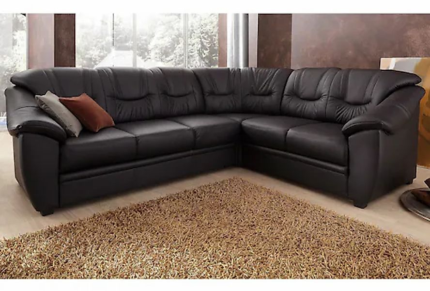 sit&more Ecksofa »Savona L-Form, B: 262 cm« optional Bettfunktion, Federker günstig online kaufen