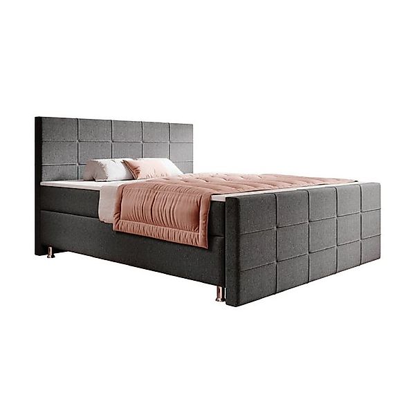 interbed Boxspringbett Florenz 180x200 cm mit Fussteil (Spar-Set, inkl.Kopf günstig online kaufen