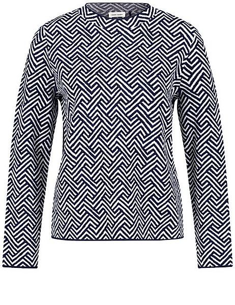 GERRY WEBER Rundhalspullover Pullover mit Jacquarddessin günstig online kaufen