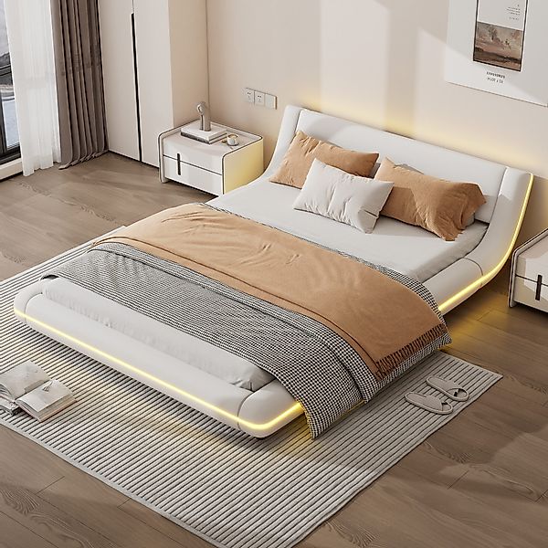 STILVORA Polsterbett 140×200 mit matratze und günstig online kaufen