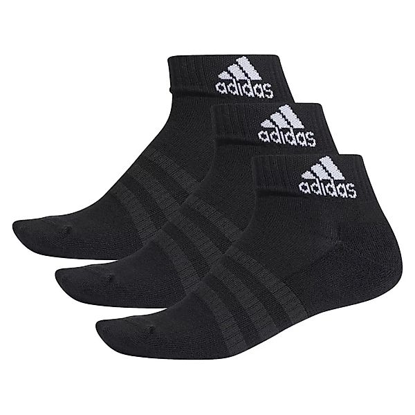 Adidas Cushion Ankle Socken 3 Paare EU 43-45 Black / Black / Black günstig online kaufen