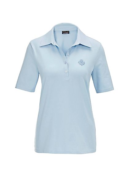 GOLDNER Poloshirt "Stretchbequemes Poloshirt" Tonige Knöpfe in Perlmuttopti günstig online kaufen