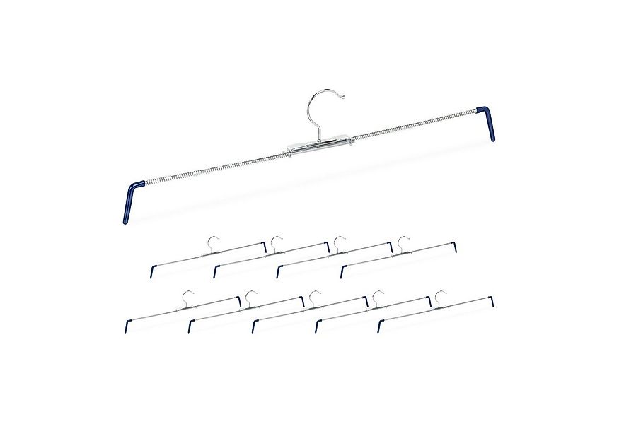 relaxdays Kleiderbügel Hosenspannbügel 10er Set günstig online kaufen