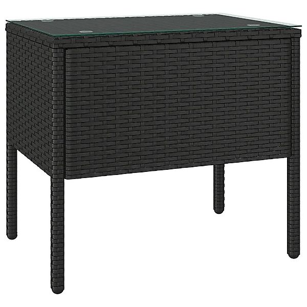 vidaXL Beistelltisch Beistelltisch Schwarz 53x37x48 cm günstig online kaufen