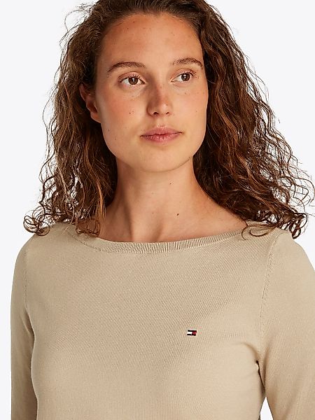 Tommy Hilfiger Strickpullover CO JERSEY STITCH günstig online kaufen