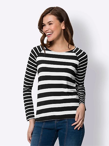 heine Rundhalsshirt "Streifenshirt", (1 tlg.) günstig online kaufen