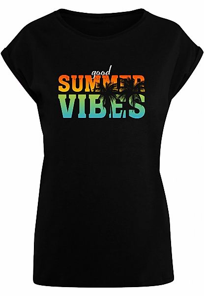 Merchcode T-Shirt "Merchcode Damen Ladies Good Summer Vibes T-Shirt", (1 tl günstig online kaufen