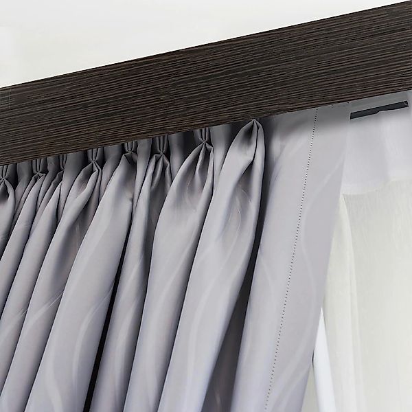 SN DECO GROUP Gardinenschiene "Vorhangschiene SH (1) mit Blende 5 cm" 2 läu günstig online kaufen